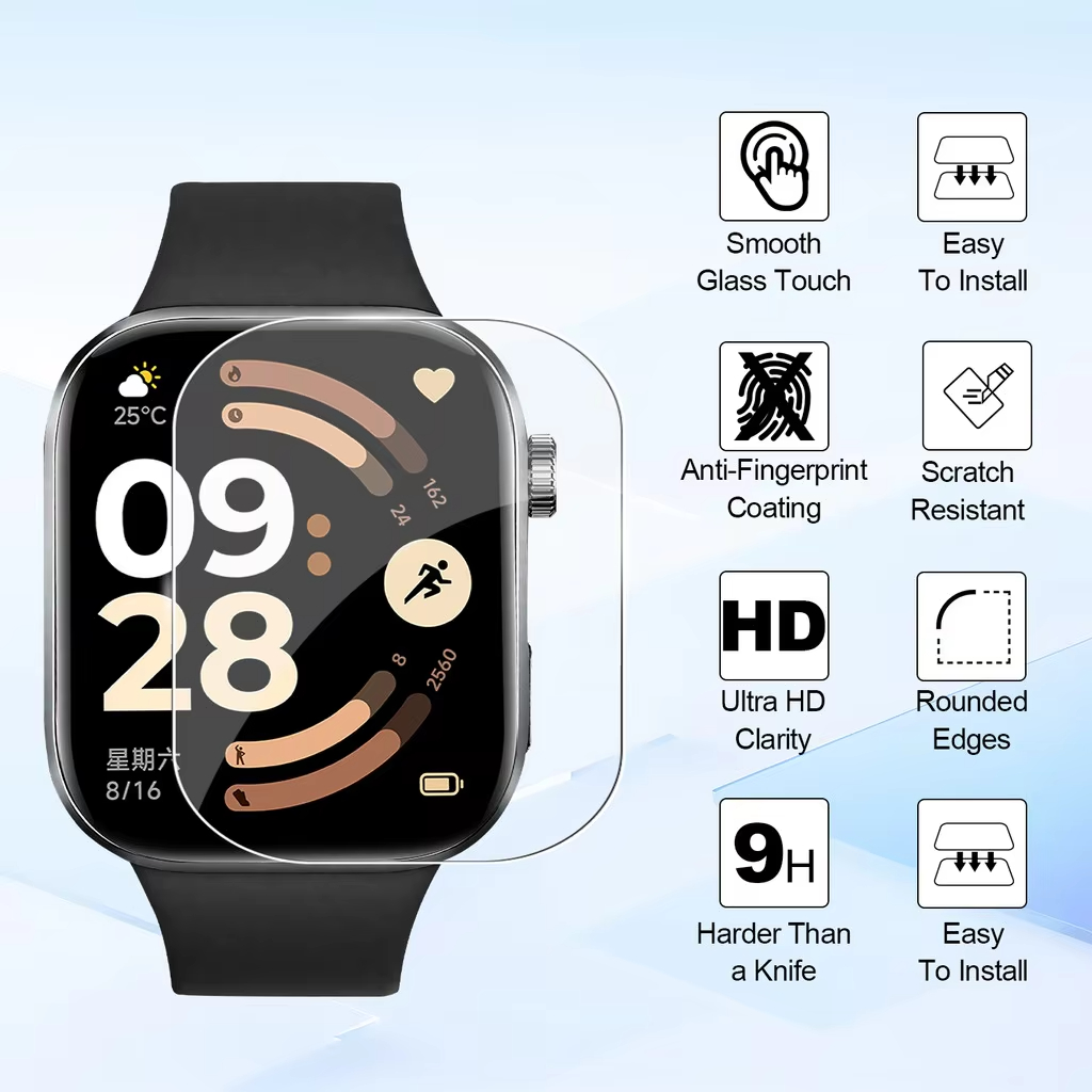 1-5Pcs Soft Film for Xiaomi Re - Xiaomi Smartwatch Accessories ulasan dan harga
