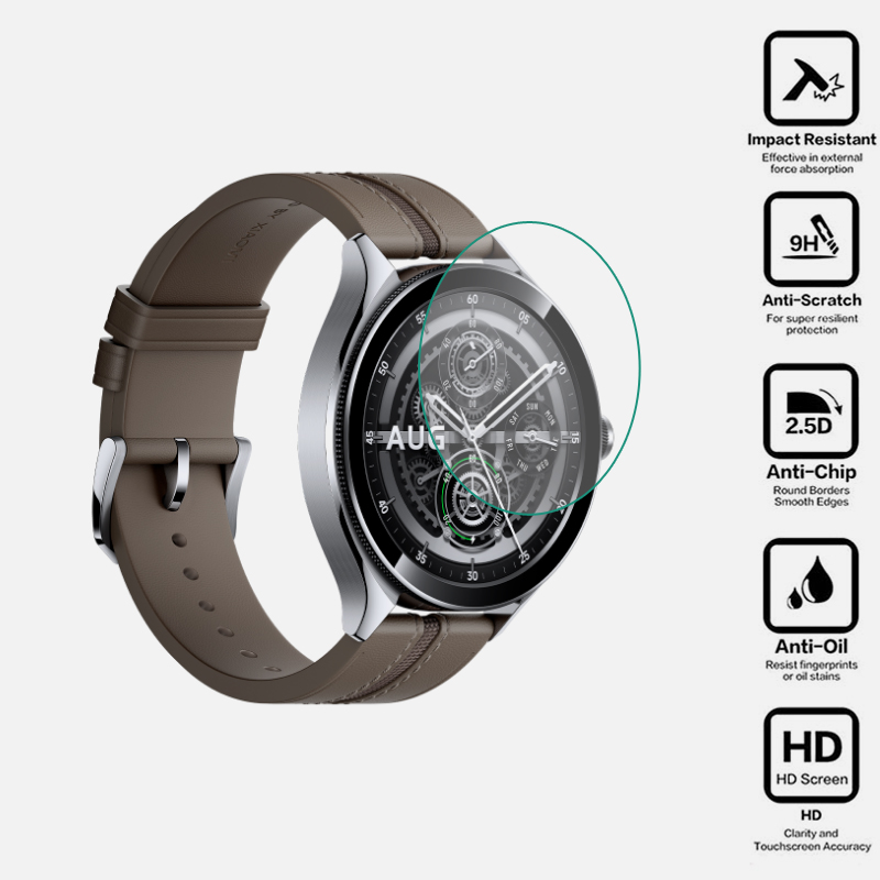 Smartwatch Hard Tempered Glass - Xiaomi Smartwatch Accessories ulasan dan harga