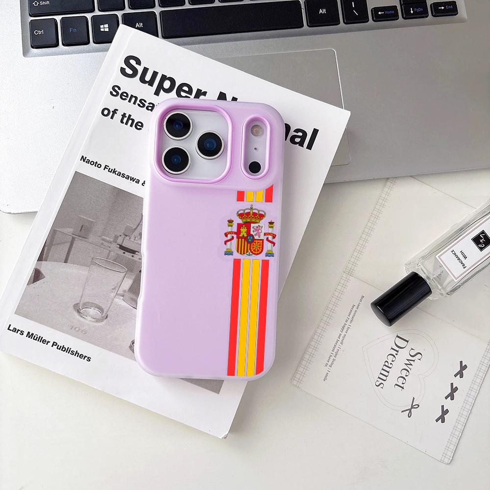 Spain LOGO Espana Red Yellow L - Apple Iphone 16 ulasan dan harga