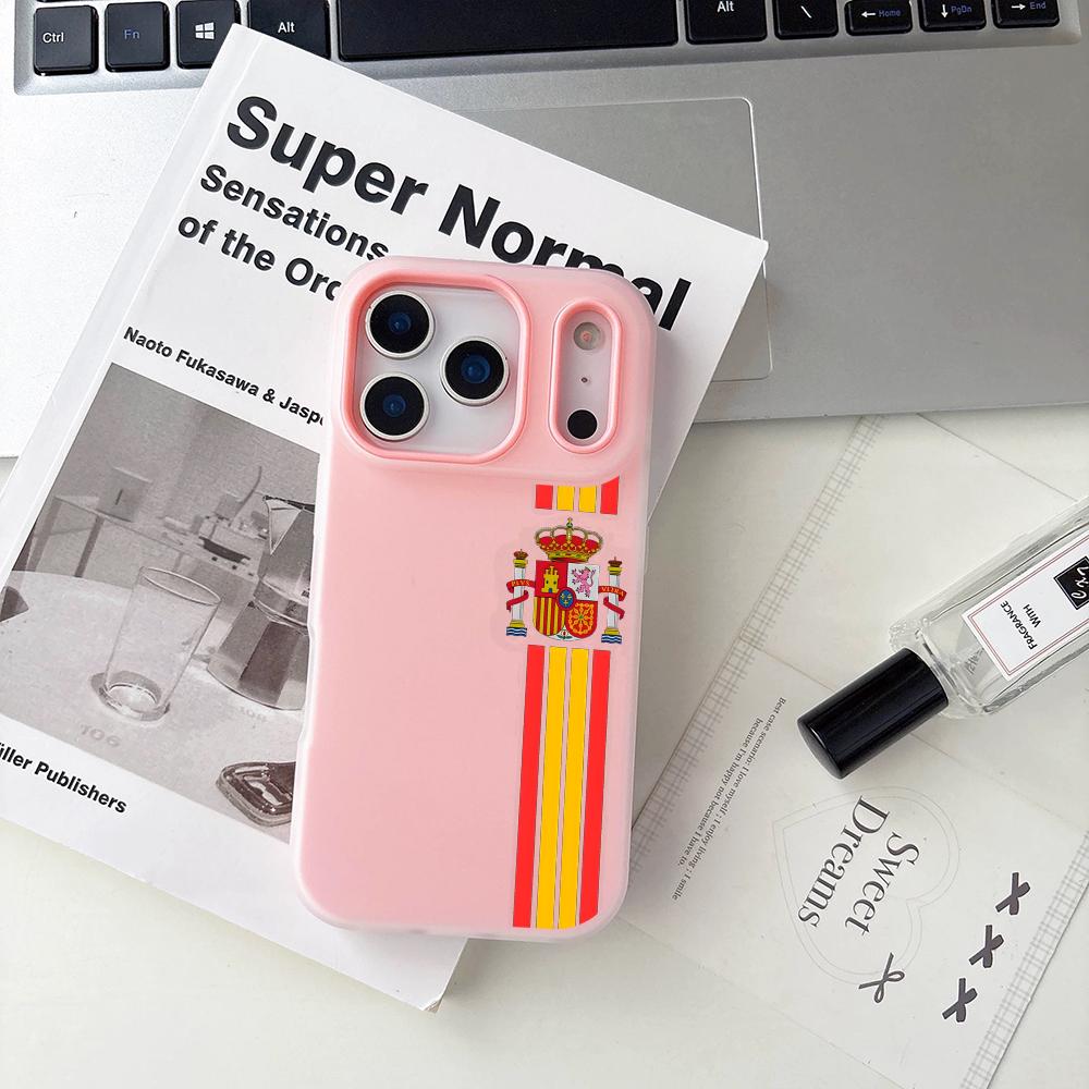 Spain LOGO Espana Red Yellow L - Apple Iphone 16 ulasan dan harga