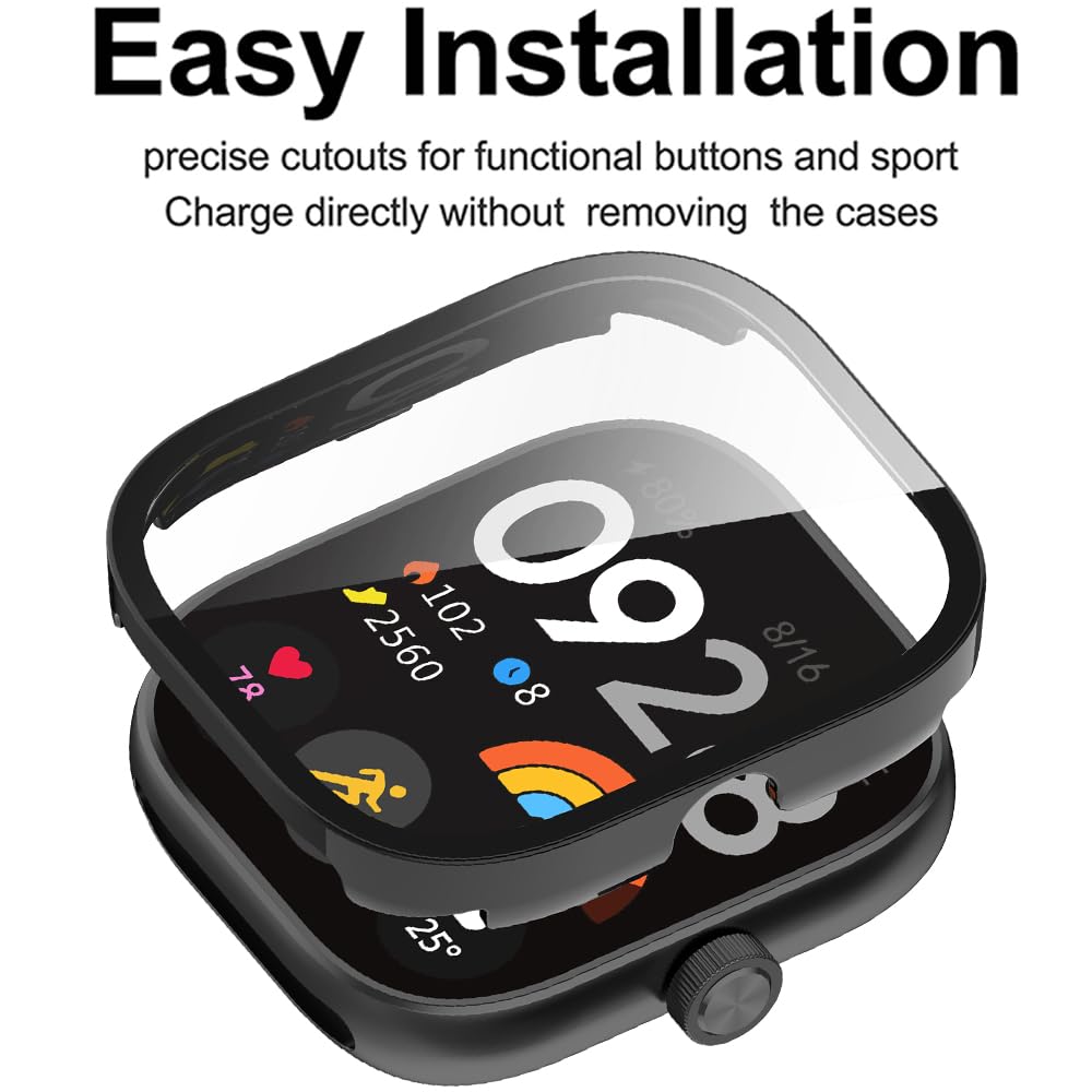 Tempered Glass+Case For Xiaomi - Xiaomi Smartwatch Accessories ulasan dan harga