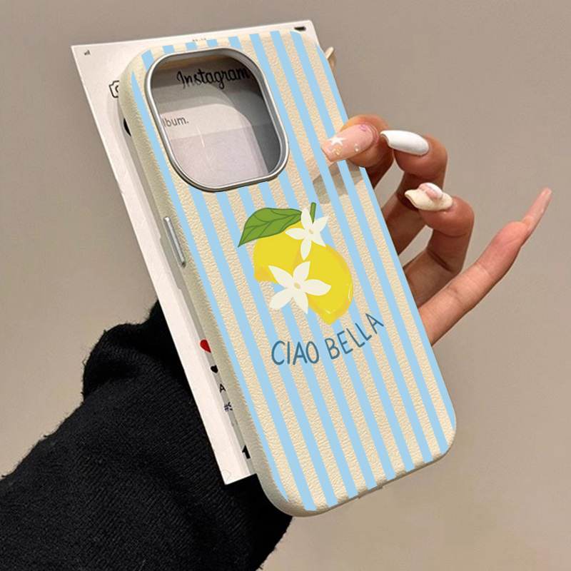 Lemon Striped Retro Design Sui - Samsung Galaxy S25 ulasan dan harga