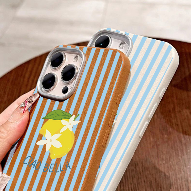 Lemon Striped Retro Design Sui - Samsung Galaxy S25 ulasan dan harga