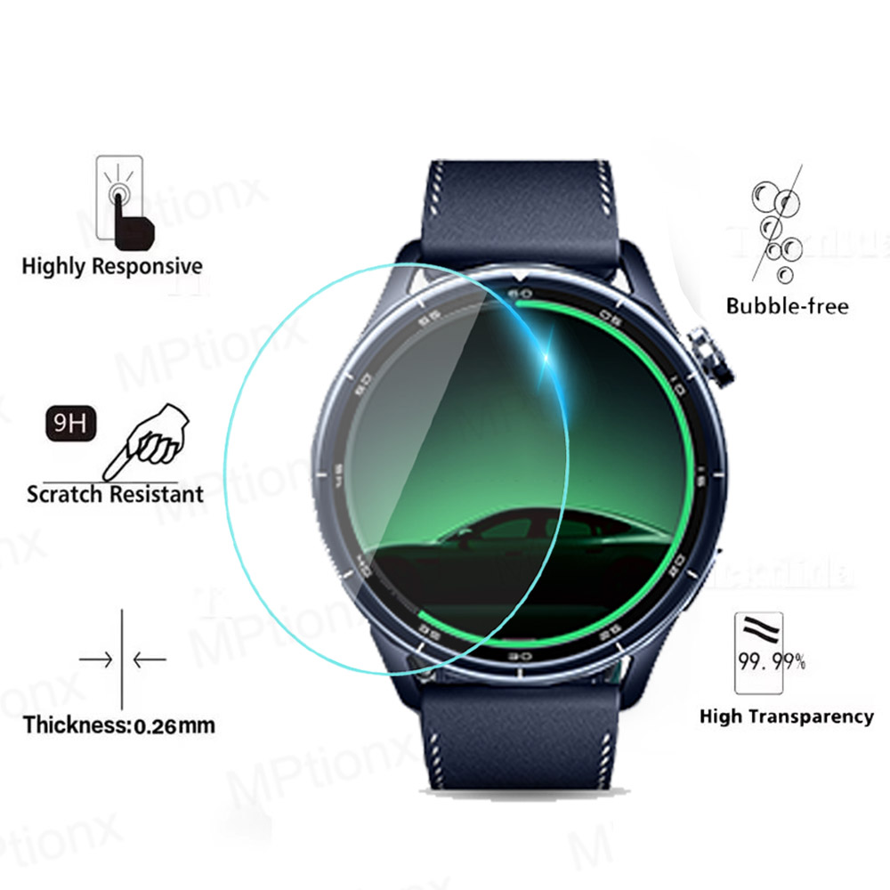 Tempered Glass for Xiaomi Watc - Watch Face Protector ulasan dan harga