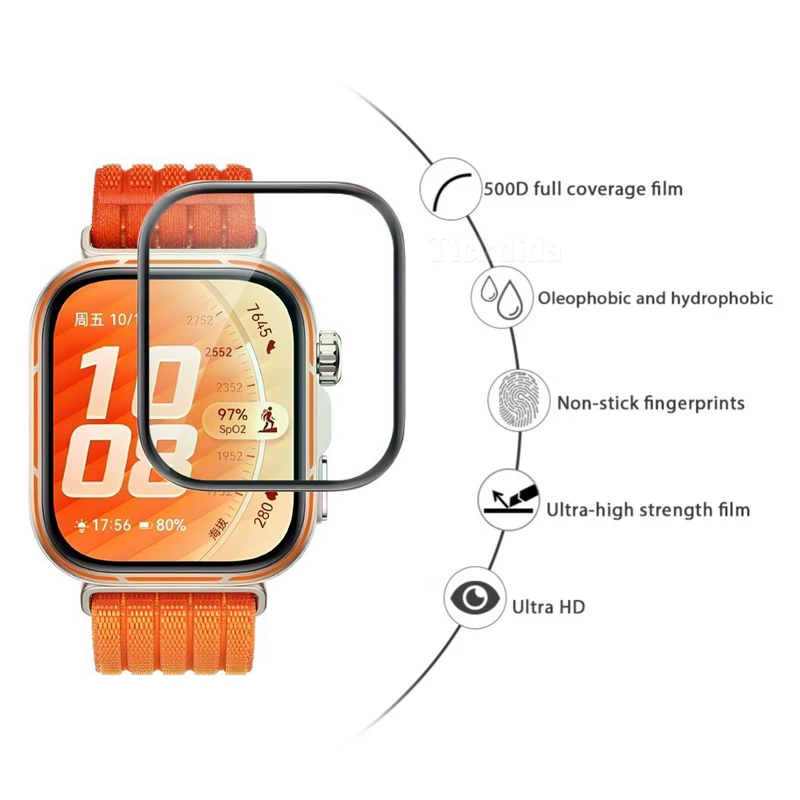 Soft Tempered Glass for Huawei - Huawei Smartwatch Accessories ulasan dan harga