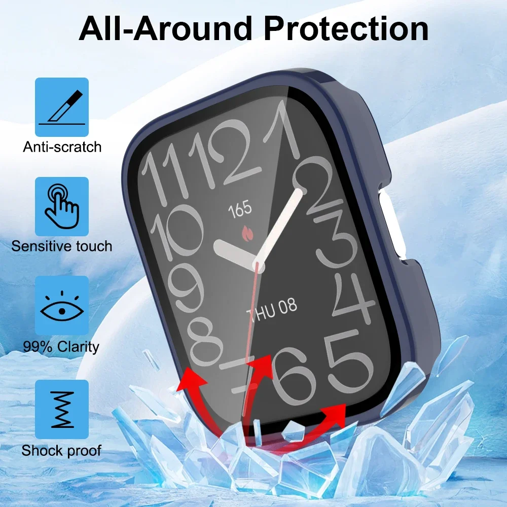 PC+Glass for Amazfit Bip 5 Uni - Smartwatch Icon ulasan dan harga
